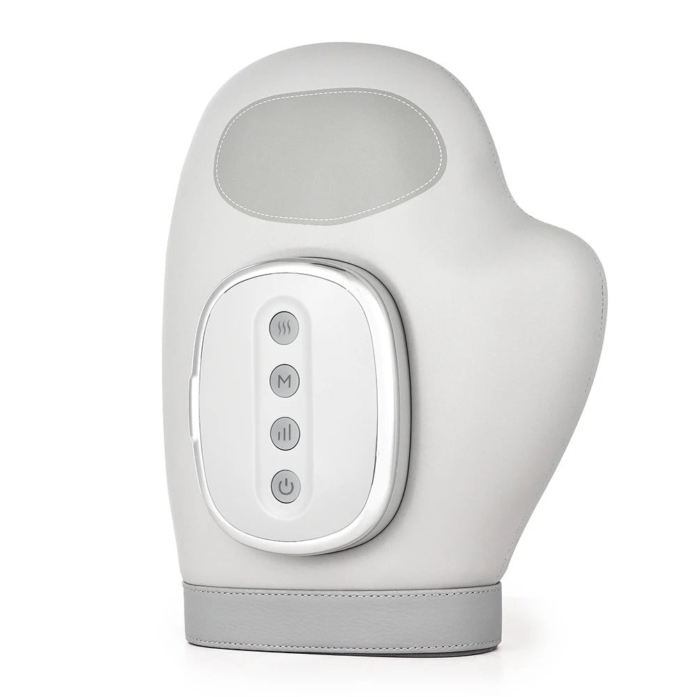 Electric Hand Massager With Heat Compression, Carpal Tunnel Relief, Kneading Rollers, Portable Vibrating Gloves