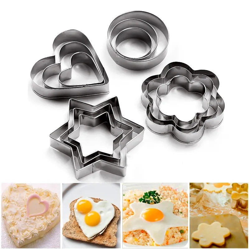 24 PIECES COOKIES CUTTER SET