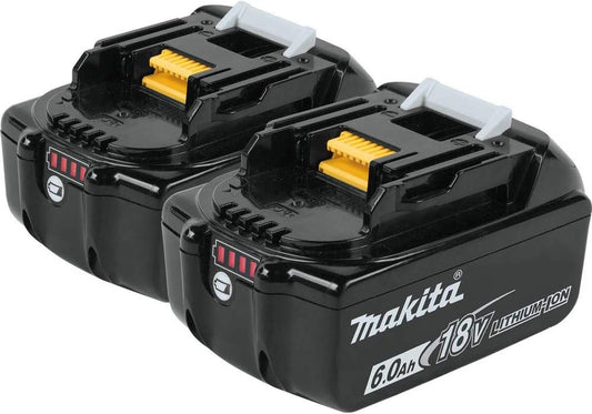 Makita BL1850 18V 6.0Ah Battery (2 Pack)