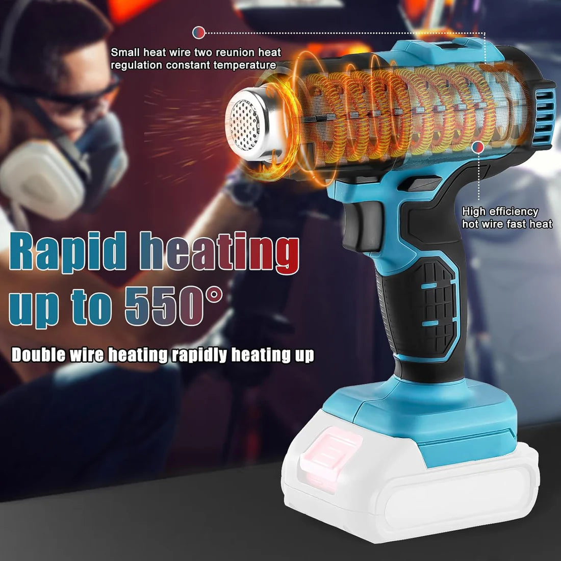 Makita DHG181 18V Heat Gun 550°C