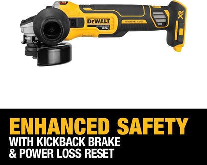 DEWALT DCG405 125mm flat head angle grinder bare machine tool cutting machine 18V lithium battery brushless tools