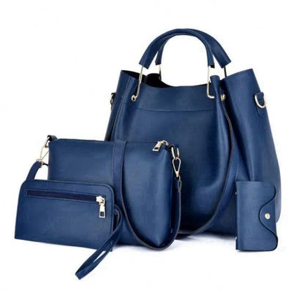 High Quality 3 Piece Synthetic Leather Shoulder Bag