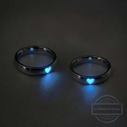 Blue Pink Glow Rings
