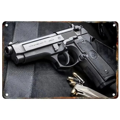 Tactical Metal Sign