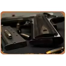 Tactical Metal Sign