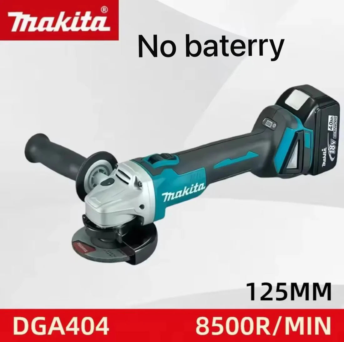 Makita DGA404 18V Brushless Angle Grinder