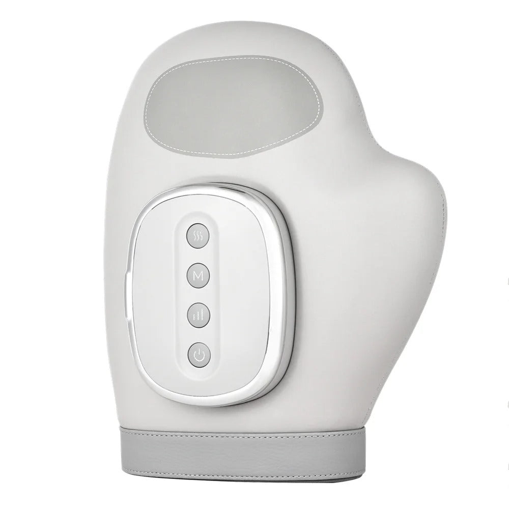 Electric Hand Massager With Heat Compression, Carpal Tunnel Relief, Kneading Rollers, Portable Vibrating Gloves